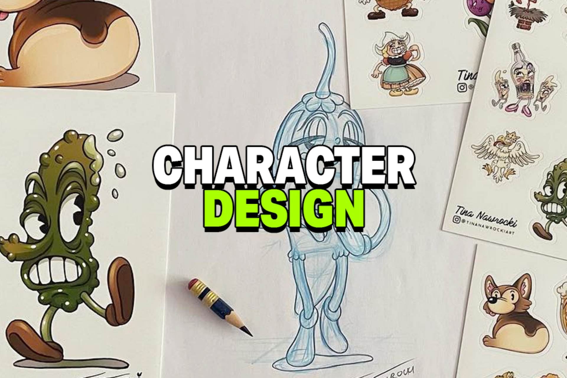 Character Design – Con Tina Nawrocki / NPC: Dario Moccia e Kurolily